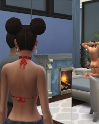 He fucks his busty brunette girlfriend in the kitchen and then fucks her i photo