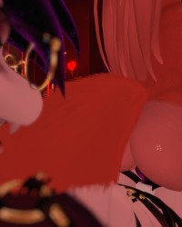 Slutty Fox Being Naughty With A Horny Male | VRCHAT Porn photo