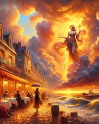 My Art Praising Storm in Paris photo