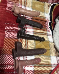 BBC DILDO training for Hungry young white hole photo