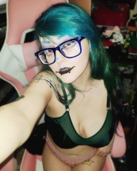 Big Titty Goth Gamer Girl photo
