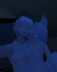 A thirsty cat-bitch wants my dick photo