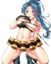 Blue hair photo