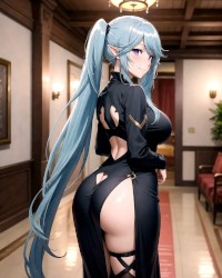 Blue hair photo