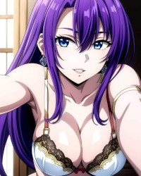 Purple hair photo