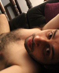 I am naked in my living room photo