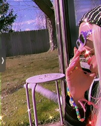 Harley Quinn chillin photo