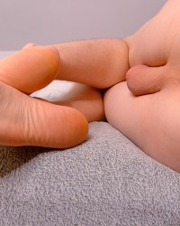 My feet, ass and asshole after a bit of stretching photo