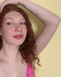 18yo red haired Teen photo