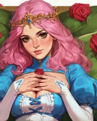 Princess Boob Job Blow Job photo