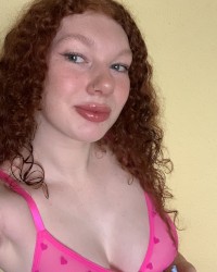 18yo red haired Teen photo