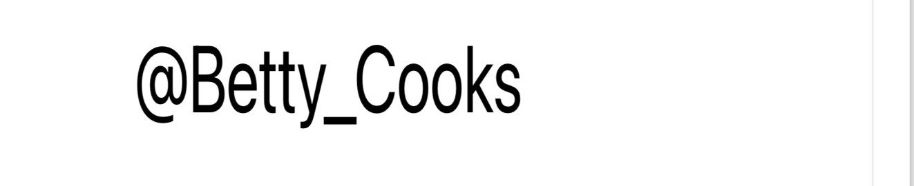 Betty Cooks