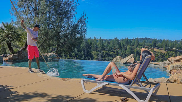 Pounding The Pool Boy