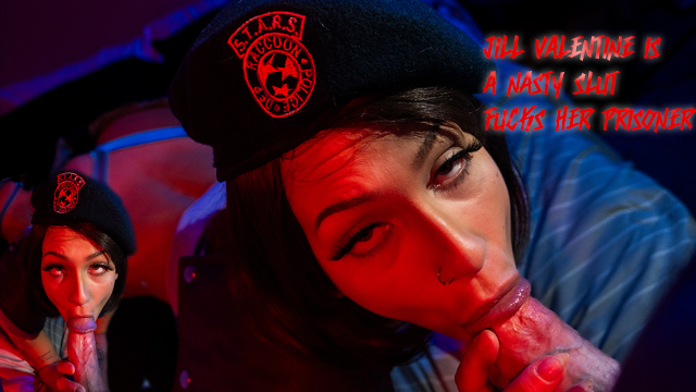 Jill Valentine Is A Nasty Slut Who Cumshots And Blowjobs Her Prisoner Pov