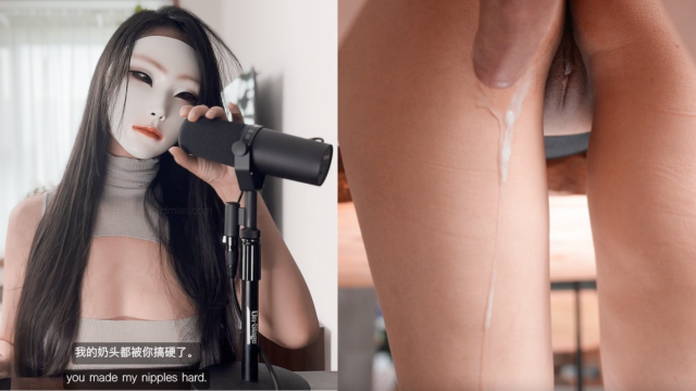 A Stunning Chinese Podcaster Allows A Foreigner To Fuck Her Dog Live