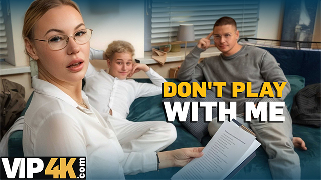 Two Students Play A Game With The Milf Teacher