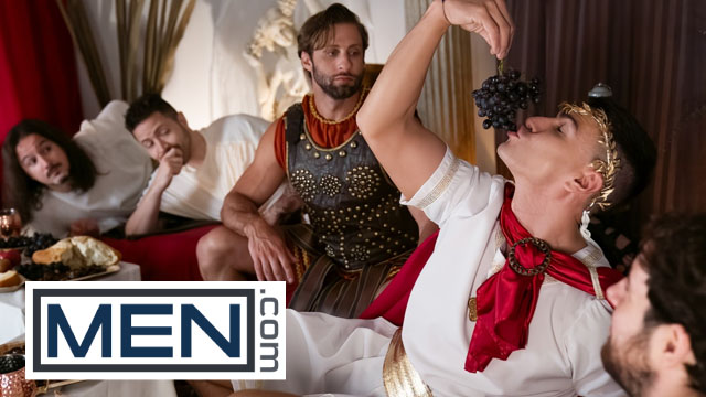 As Though It Were His Throne Caesar Mr Deepvoice Perches On His Gladiator Champion's Cock