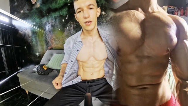 Hot Cum Marks The Conclusion Of The Spanish Lesson On Joi Muscle Worship