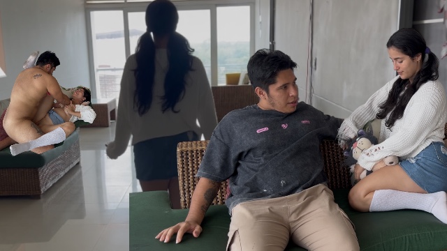 While My Wife Makes Purchases Nanny Bandida Sucks My Cock To Get More Money