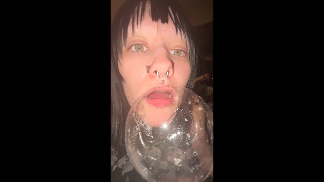 The Largest Spit Bubbles I Have Ever Seen On A Sloppy Blowjob Were The Ones She Blew On My Penis
