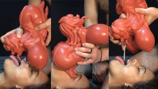 I Ate The Sperm That Was Coming Out Of Her Doll's Mouth As Two Demons Faced Each Other