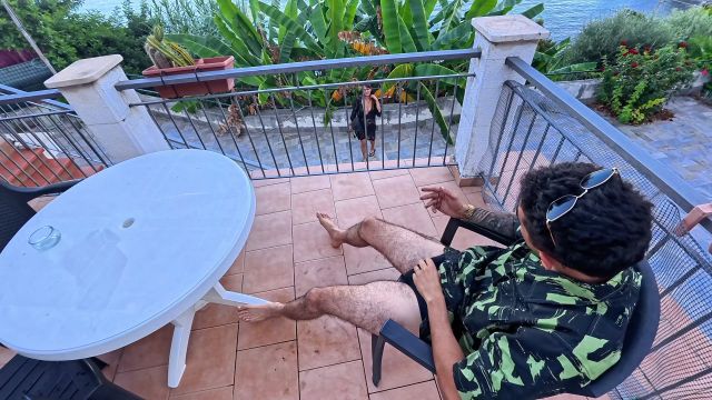 An Anal Super Cumshot Nymphomaniac Is Drawn To The Exhibitionist's Terrace