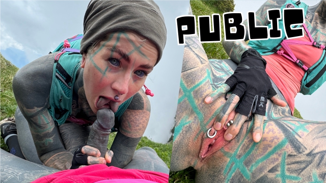 A Hiker Girl Is Publicly Anal Fucked In The Mountains