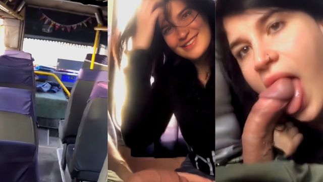 I Sucked My Stepbrother Until He Got In My Mouth Because His Cock Was Too Difficult To Ignore On The Bus