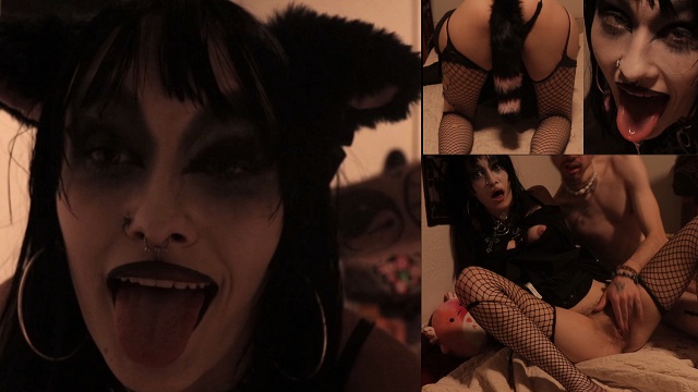 The 18-Year-Old Sexy Goth Nympho Pawg's Stepbrother Wanted Her To Be A Good Girl