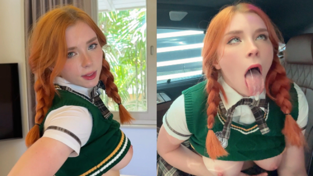 A British Student Invited A Stranger Home To Have Sex And Recorded It On Her Phone After Sucking Him Off In The Car