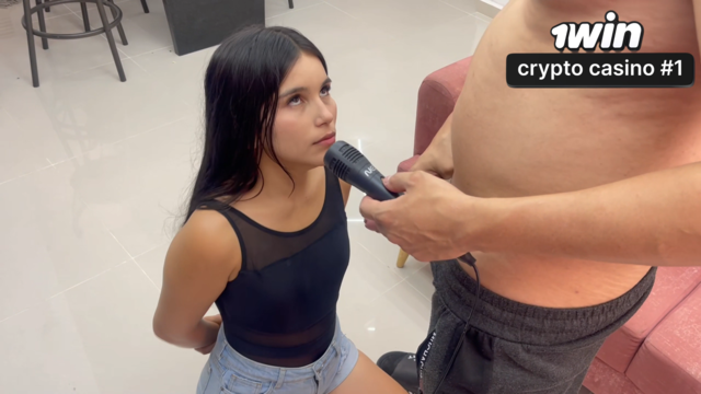 My Bashful Steppera Is Curious About My Microphone