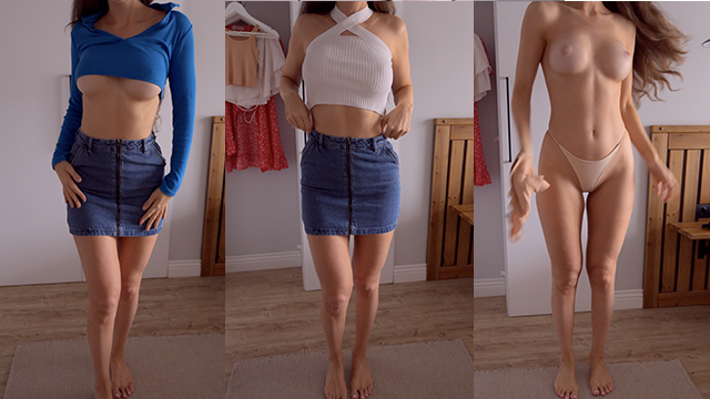 Her Stepsister's Request For Assistance In Selecting An Outfit Was A Pretext For Seduction