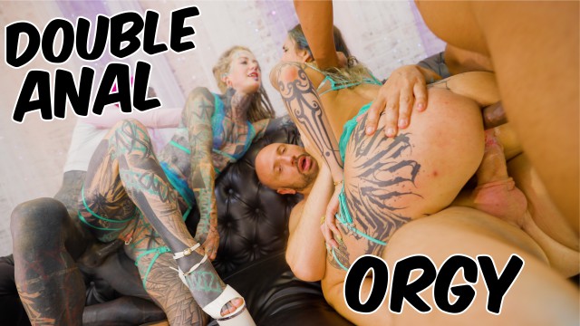 Two Girls' Balls Deep Pornstars In Dp Dap Atm Atogm Gape Prolapse Double Anal Squirt Mayhem