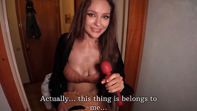 Point Of View I Discovered My Stepmother's Vibrator And She Showed Me How It Works By Squirting Orgasm