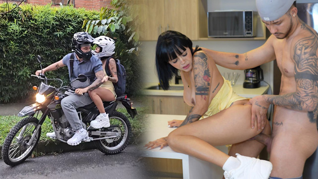 To Go Fuck Her Boyfriend On A Motorcycle And Luna Vitaler A Lustful Little Girl Skips Class