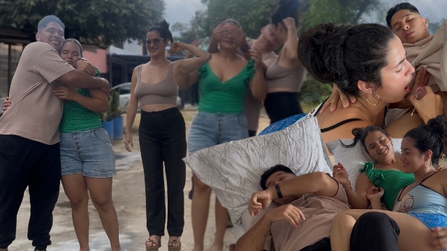 My Friend's Boyfriend Puts My Cock In His While She Is Preoccupied