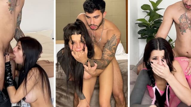 Fuck Me Like You Hate Me Daddy Hard Sex Face Fucking And Creampie Compilation