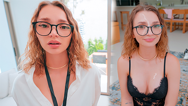 A Problem Arose When The Realtor Was Showing Me A Villa And She Jumped On My Dick