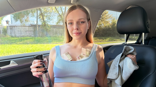 My Personal Slut Sex With An Unidentified Woman Has Been Decided By The Car Washer At The Crossing