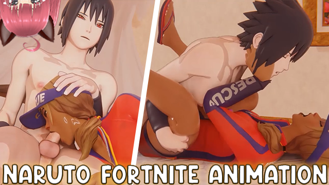 With The Help Of Bewyx Animation A Gorgeous Fortnite Girl Becomes Pregnant After Consuming Sasuke's Cock From Naruto