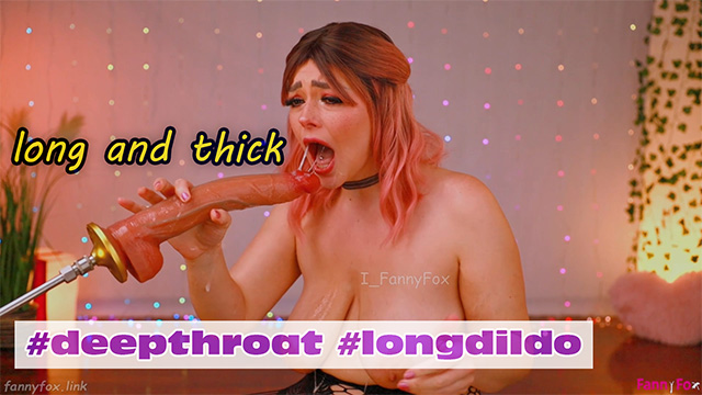 Extra-Long Thick Deep-Throated Dildo