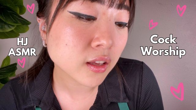 In The Back Office The Thick Coffee Barista Swallows Cum-Asmr Bj