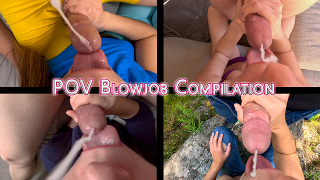 Part Two Of The Fpov Blowjob Cumshot Compilation Is So Much Cum