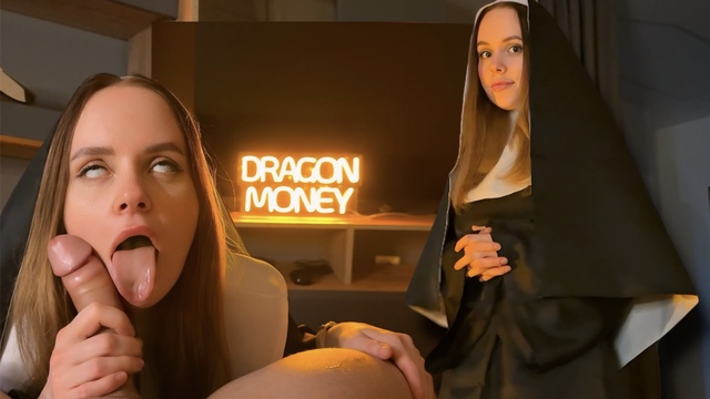 A Nun Uses Her Mouth To Serve A Sinful Confession