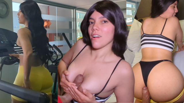 After Working Out Having Passionate Sex With A Lustful Latina Girl