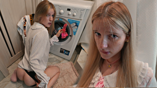 Wonderful Sex With A Dildo And A Stepbrother