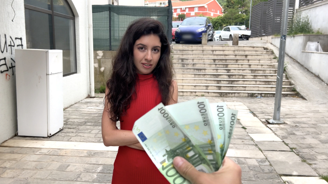 Cute Girl Plays Street Games And Receives An Alluring Offer Of Rough Deep-Throat Sex