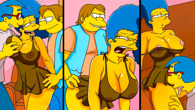 Nelson Fuck Marge And The Simpsons Milhouse Are Hiding From Bart