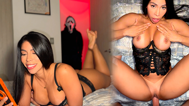 On Halloween I Assumed I Was By Myself But Ghostface Caught Me Off Guard And Brutally Fucked Me