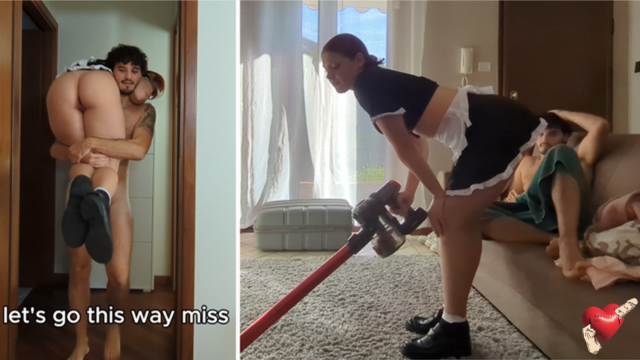 English Subtitles I Fucked Hard The Slutty Cleaning Lady